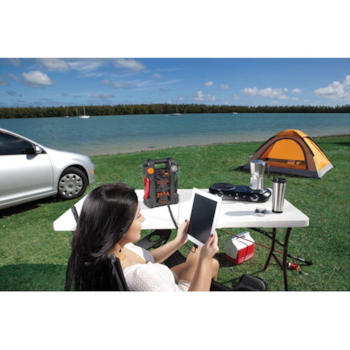 AUXILIAR DE PARTIDA + INFLADOR P/ PNEU 12V 7AH 350A BIVOLT  -  BLACKDECKER