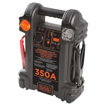 AUXILIAR DE PARTIDA + INFLADOR P/ PNEU 12V 7AH 350A BIVOLT  -  BLACKDECKER