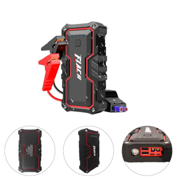 AUXILIAR DE PARTIDA PORTATIL 12V 1200A PARA BATERIA ATE 180A COM BATERIA INTERNA16.000 MAH - APF-1200A FLACH
