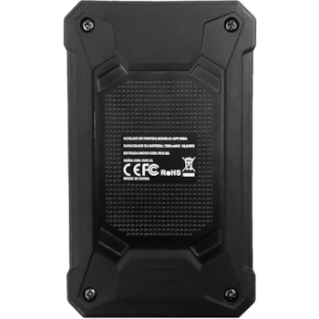 AUXILIAR DE PARTIDA PORTATIL 12V 600A PARA BATERIA ATE 50A COM BATERIA INTERNA 7.200 MAH - APF-600A FLACH