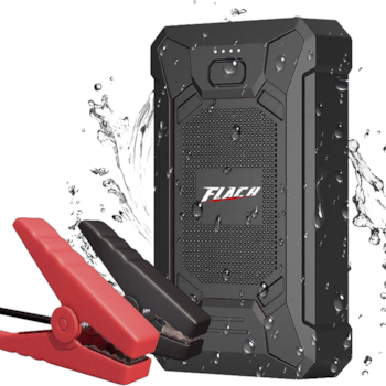 AUXILIAR DE PARTIDA PORTATIL 12V 600A PARA BATERIA ATE 50A COM BATERIA INTERNA 7.200 MAH - APF-600A FLACH
