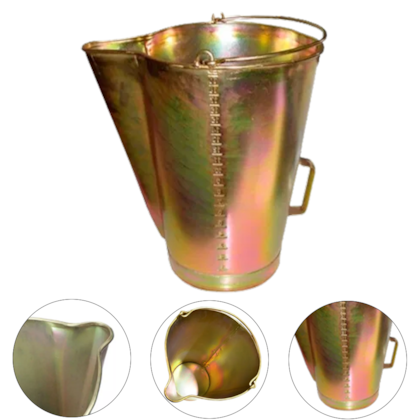 BALDE GRADUADO BICROMATIZADO 20 LITROS -000.LUB-2027C  LUBEFER