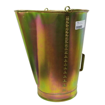 BALDE GRADUADO BICROMATIZADO 20 LITROS -000.LUB-2027C  LUBEFER
