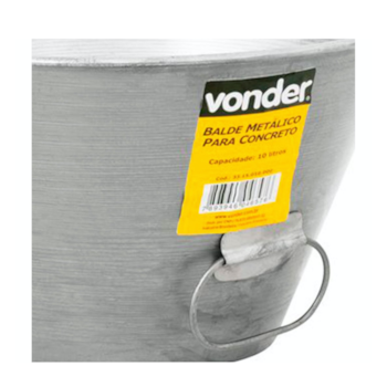 BALDE METALICO PARA CONCRETO 10L 954 - 3315400100 VONDER BALDE METALICO PARA CONCRETO 10L 954 - 3315400100 VONDER