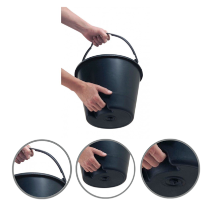 BALDE PLÁSTICO PRETO - 60791 CORTAG BALDE PLÁSTICO PRETO - 60791 CORTAG