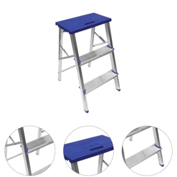 BANQUETA DE ALUMÍNIO ESCADA ALUSTEP - E1002 SBA BANQUETA DE ALUMÍNIO ESCADA ALUSTEP - E1002 SBA