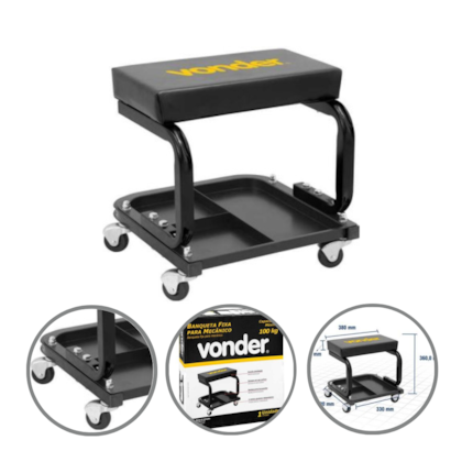 BANQUETA FIXA PARA MECANICO - 3579110000 VONDER BANQUETA FIXA PARA MECANICO - 3579110000 VONDER