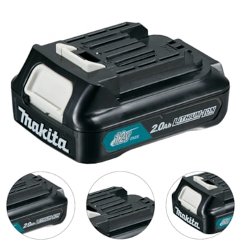 BATERIA BL1021B 12V LI-ION 2.0AH - 197397-7 MAKITA BATERIA BL1021B 12V LI-ION 2.0AH - 197397-7 MAKITA