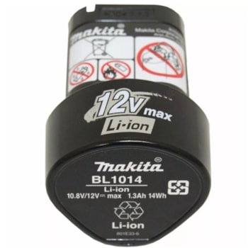 BATERIA DE ÍON DE LÍTIO 12V 1,3Ah - BL1014 MAKITA BATERIA DE ÍON DE LÍTIO 12V 1,3Ah - BL1014 MAKITA
