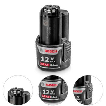 BATERIA GBA 12V 2,0 AH BLISTER - 2608000723000 BOSCH