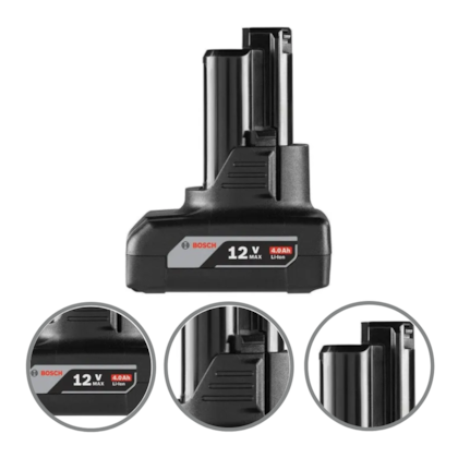 BATERIA GBA 12V 4,0 Ah - 1600A00F71 BOSCH BATERIA GBA 12V 4,0 Ah - 1600A00F71 BOSCH