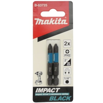 BIT DE IMPACTO PH2-50MM 2 PEÇAS - B-63725 MAKITA BIT DE IMPACTO PH2-50MM 2 PEÇAS - B-63725 MAKITA