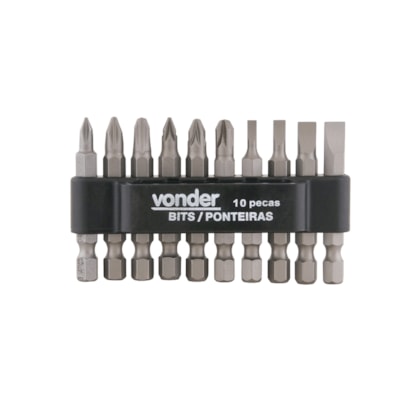 BITS / PONTEIRA CRV C/10PCS ENC 1/4" - 3538100000 VONDER BITS / PONTEIRA CRV C/10PCS ENC 1/4" - 3538100000 VONDER