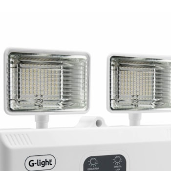 BLOCO AUTÔNOMO LED P/ ILUMINAÇÃO DE EMERGÊNCIA 20W 6500K 2200 LUMENS - 200.22.0022-0 G-LIGHT BLOCO AUTÔNOMO LED P/ ILUMINAÇÃO DE EMERGÊNCIA 20W 6500K 2200 LUMENS - 200.22.0022-0 G-LIGHT