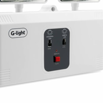 BLOCO AUTÔNOMO LED P/ ILUMINAÇÃO DE EMERGÊNCIA 20W 6500K 2200 LUMENS - 200.22.0022-0 G-LIGHT BLOCO AUTÔNOMO LED P/ ILUMINAÇÃO DE EMERGÊNCIA 20W 6500K 2200 LUMENS - 200.22.0022-0 G-LIGHT