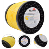 BOBINA DE FIO DE NYLON 3MM X 248M REDONDO AMARELO - 1301-003 TOYAMA BOBINA DE FIO DE NYLON 3MM X 248M REDONDO AMARELO - 1301-003 TOYAMA
