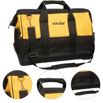 BOLSA DE LONA 400 X 200 X 300 MM COM 22 BOLSOS VDO2683 - 3540402030 VONDER