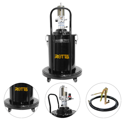 BOMBA PROPULSORA DE GRAXA PNEUMATICA 20KG - 700548 ROTTA