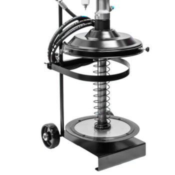 BOMBA PROPULSORA PNEUMATICA PARA GRAXA 18KG A 24KG COM CARRINHO STRIKE SYSTEM 11030-G5 - BOZZA