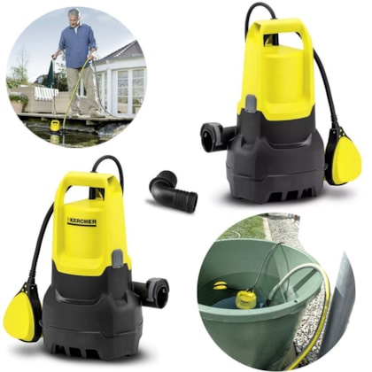 BOMBA SUBMERSÍVEL SP 3 DIRT 400W E 7000L/H 220v - 16455300 KARCHER BOMBA SUBMERSÍVEL SP 3 DIRT 400W E 7000L/H 220v - 16455300 KARCHER
