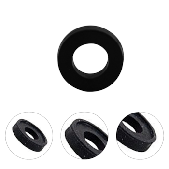 BORRACHA PARA BICO DUPLO PRETA - ROTTA