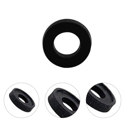 BORRACHA PARA BICO DUPLO PRETA - ROTTA