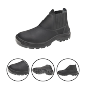 BOTA BICO AÇO 10VB48-A ELÁSTICO - VULCAFLEX BOTA BICO AÇO 10VB48-A ELÁSTICO - VULCAFLEX