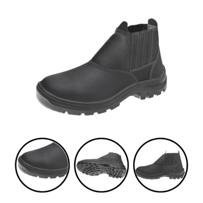 BOTA BICO PLÁSTICO 10VB48-BP ELÁSTICO - VULCAFLEX BOTA BICO PLÁSTICO 10VB48-BP ELÁSTICO - VULCAFLEX