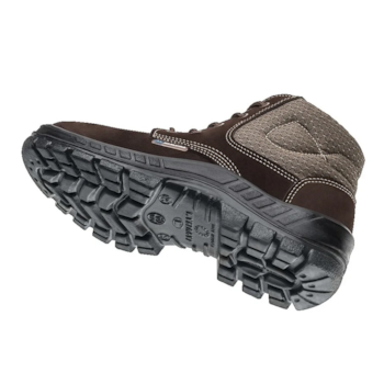 BOTA N° 39 NOBUCK MARROM COM CADARCO BICO PLASTICO BIDENSIDADE 50B26CBBPCX - MARLUVAS