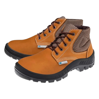 BOTA N° 41 NOBUCK CASTOR COM CADARCO BICO PLASTICO BIDENSIDADE 50B26CBBPCX - MARLUVAS