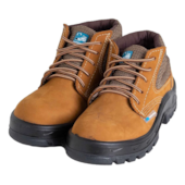BOTA N° 45 NOBUCK CASTOR COM CADARCO BICO PLASTICO BIDENSIDADE 50B26CBBPCX - MARLUVAS