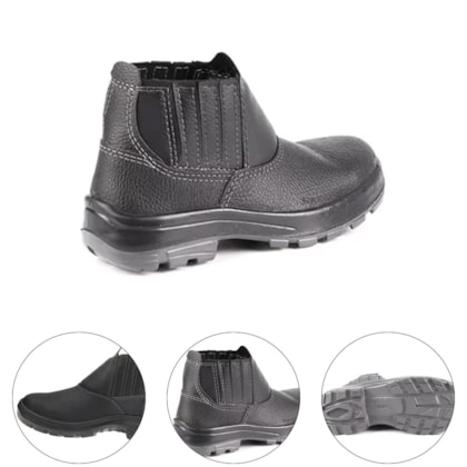 BOTA N°43 PR ELÁSTICO 459 C/BP-PU-ID-BD-PT TL.PT CA44639 - EFFE