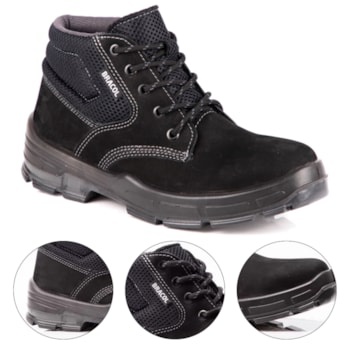 BOTA PRETA AMAR.ACOL.S/B PU.ID-PT.TL.MR - 4045BAEN4400LL BRACOL