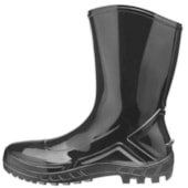 BOTA PVC SEM FORRO INTERNO PRETO - 110VFLEX-PT  VULCAFLEX