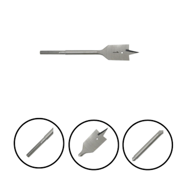 BROCA CHATA 3/8" P/ MADEIRA - 53,0036 ROCAST BROCA CHATA 3/8" P/ MADEIRA - 53,0036 ROCAST