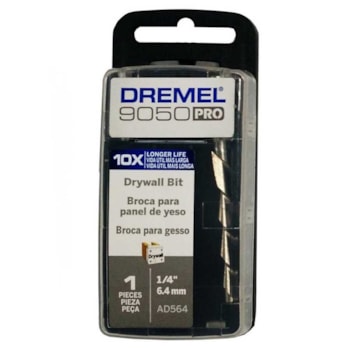 Broca de Corte para Gesso Dremel 1/4" 6.4mm - 2615AD564A000 Broca de Corte para Gesso Dremel 1/4" 6.4mm - 2615AD564A000
