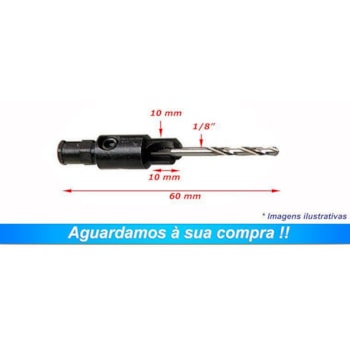 Broca Helicoidal Escariadora 1/8  N°10 P-50348 Makita