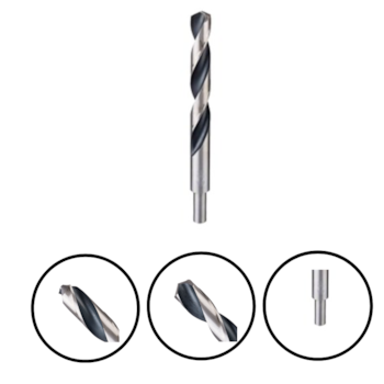 BROCA PARA METAL HSS POINTTEQ 16,5MM HASTE REDUZIDA - 2608577311 BOSCH BROCA PARA METAL HSS POINTTEQ 16,5MM HASTE REDUZIDA - 2608577311 BOSCH