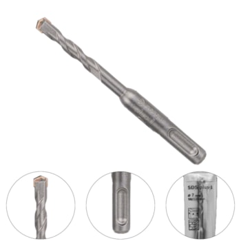 BROCA SDS PLUS-1 PARA CONCRETO 7X110MM - 2608680267 BOSCH BROCA SDS PLUS-1 PARA CONCRETO 7X110MM - 2608680267 BOSCH