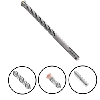 BROCA SDS PLUS 8MM X 110MM - 7100555 MTX BROCA SDS PLUS 8MM X 110MM - 7100555 MTX