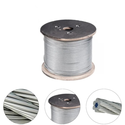 CABO AÇO CA9,50 FA 6x25F AF RD P EIPS PE MTS - CIMAF CABO AÇO CA9,50 FA 6x25F AF RD P EIPS PE MTS - CIMAF