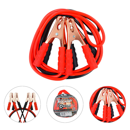 CABO AUXILIAR DE PARTIDA PARA VEICULOS LEVES 600 AMP  - MB TOOLS