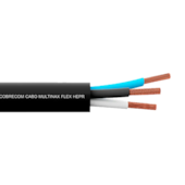 CABO PP MULTINAX FLEX HEPR 3X4,0MM² PRETO - 1530604401 COBRECOM CABO PP MULTINAX FLEX HEPR 3X4,0MM² PRETO - 1530604401 COBRECOM
