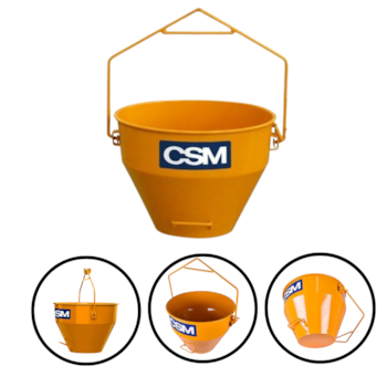 CAÇAMBA DE IÇAMENTO PARA GUINCHO DE COLUNA 50L - 40221086 CSM CAÇAMBA DE IÇAMENTO PARA GUINCHO DE COLUNA 50L - 40221086 CSM
