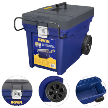 CAIXA DE FERRAMENTAS CONTRACTOR 35 KG COM RODAS - IWST33027-LA IRWIN CAIXA DE FERRAMENTAS CONTRACTOR 35 KG COM RODAS - IWST33027-LA IRWIN