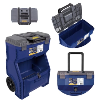 CAIXA DE FERRAMENTAS MONOBLOCO 35 KG COM RODAS - IWST18800-LA IRWIN CAIXA DE FERRAMENTAS MONOBLOCO 35 KG COM RODAS - IWST18800-LA IRWIN
