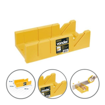 CAIXA MEIA-ESQUADRIA PLÁSTICA - 3099300140 VONDER CAIXA MEIA-ESQUADRIA PLÁSTICA - 3099300140 VONDER