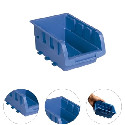 CAIXA PLASTICA PORTA COMPONENTES NUMERO 7 AZUL - MARCON CAIXA PLASTICA PORTA COMPONENTES NUMERO 7 AZUL - MARCON