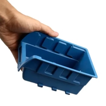 CAIXA PLASTICA PORTA COMPONENTES NUMERO 7 AZUL - MARCON