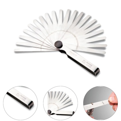 CALIBRADOR DE FOLGA 20 LÂMINAS 150MM - 0,05-1,00MM - STARRETT CALIBRADOR DE FOLGA 20 LÂMINAS 150MM - 0,05-1,00MM - STARRETT